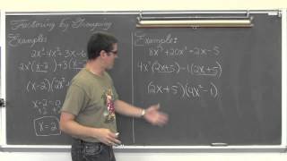 Factoring Polynomials by Grouping [upl. by Jemie]