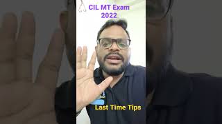 CIL MT Exam 2022 Last time TipsPractice maximum Mock Test [upl. by Atiluap165]