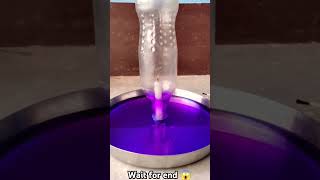 Respect 😱  experiment with water  blue ink  candles amazing expe new shorts tiktok experiment [upl. by Harriott]