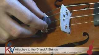 How to Use a Tourte Violin Mute [upl. by Airdnaid536]