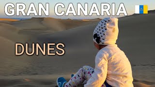 Gran Canarias dunes and caribbean beach Amadores [upl. by Trepur]