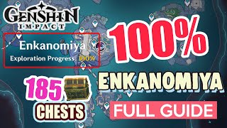 How to Enkanomiya 100 FULL Exploration ⭐ ALL CHESTS GUIDE 【 Genshin Impact 】 [upl. by Nylyaj718]