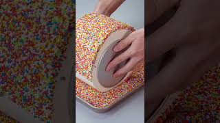 shorts How to Decorate a Cake with Sprinkles [upl. by Kenley641]