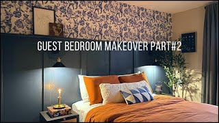 EXTREME Moody Bedroom Makeover  DIY Fluted Nightstands [upl. by Airliah]