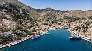 Symi  GrecjaMaj 2019 4K Dron [upl. by Assirk]