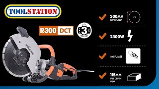 Introducing the Evolution R300DCT Powerful 300mm Electric Disc Cutter amp Diamond Blade  Toolstation [upl. by Klepac]