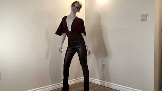 Leather Leggings Lookbook  msmakenzie [upl. by Ysdnyl]