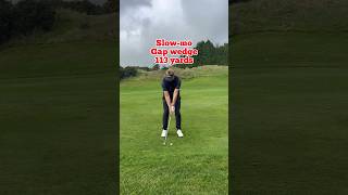 Slowmo Gap wedge  Golf [upl. by Yttocs]