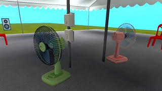 Roblox  The Fans at Booth Market  Kipas Angin [upl. by Ashton]