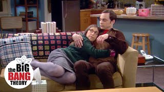 Sheldon amp Amy Experiment with Cuddling  The Big Bang Theory [upl. by Argus]