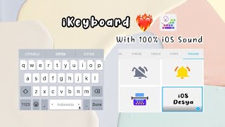 iKeyboard with 100 iOS Sound [upl. by Creigh]