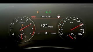 Kia Stinger GTline 20 TGDI 8AT acceleration 0  173 kmh [upl. by Hesoj]