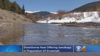 Silverthorne Now Offering Sandbags In Preparation Of Snowmelt [upl. by Ikkiv]