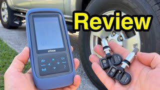 XTool TP150 TPMS diagnostic scannerprogrammer tool  setup amp review [upl. by Chery794]