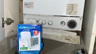 Salus Thermostat Installation In 10 Mins  Baxi Main Eco Elite [upl. by Yrrum]