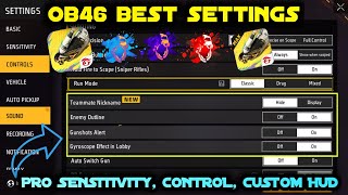 Free Fire Control Setting After OB46 Update Full Details  Free Fire Setting 2024 [upl. by Krm]