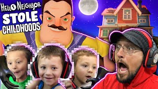 Hello Neighbor Stole Childhoods Forgotten Memories FGTeeV GameplaySkit [upl. by Nennerb952]