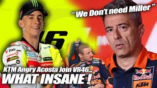 INSANE Finally KTM Boss EXTREME Statement to Miller Acosta Will Join VR46 Team Pramac Big Angry [upl. by Derej595]