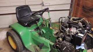 JOHN DEERE 110 186F CHINESE DIESEL 10HP ENGINE FINALLY MOUNTED [upl. by Trawets]