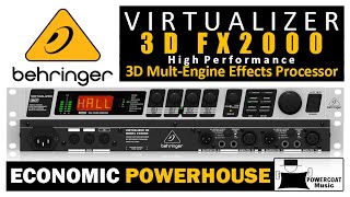 Behringer VIRTUALIZER 3D FX2000 MultiEffects Processor Why I Use It [upl. by Ambrosine]