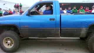 Wyotech Blairsville Dodge Ram Diesel out pulls Old School Ford [upl. by Matejka]