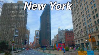 Manhattan Midtown Day Walk New York USA 4K HDR [upl. by Arst]