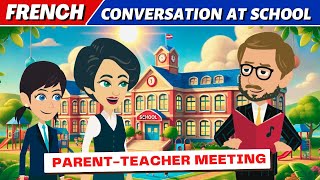 French Conversation at School  Parent Teacher Meeting [upl. by Cynthla]