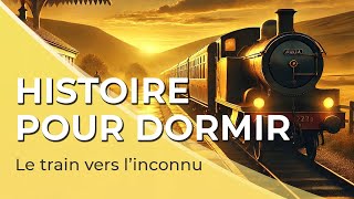 Histoire apaisante pour sendormir  Adultes 🚂💤  Le train vers linconnu  40 min  Voix homme [upl. by Aisatna]