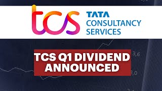 TCS Q1 Results Announced Net Profit Revenue Meets Estimates Rs 10 Dividend Declared [upl. by Ttevi]