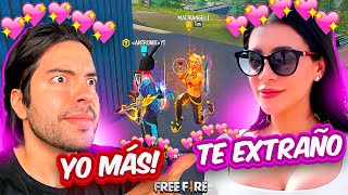 VOLVÍ a JUGAR FREE FIRE CON MI EX NOVIA MACHIKA Antronixxg [upl. by Nolham]