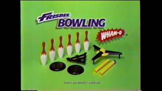 WhamO Frisbee Bowling Toy Commercial [upl. by Flight487]