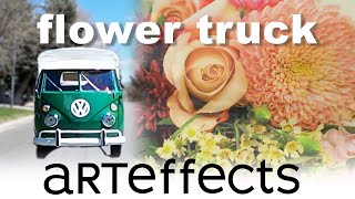 A Volkswagen FULL of Flowers  Emmys Flower Truck  ARTEFFECTS [upl. by Annait]