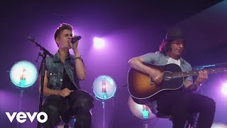 Justin Bieber  All Around The World Acoustic Live [upl. by Burchett]