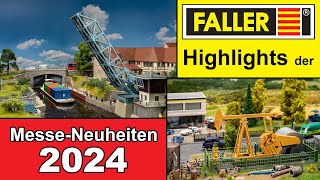 Highlights und Preise der FALLER MesseNeuheiten 2024 in Spur H0  N [upl. by Mapel]