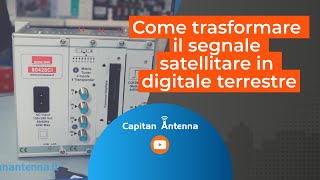 Come trasformare il segnale satellitare in digitale terrestre  Forniture per alberghi e bampb [upl. by Tannenwald]