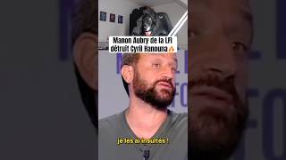 Manon Aubry répond à Cyril Hanouna🔥 cyrilhanouna hanouna tpmp touchepasàmonposte lfi gaucho [upl. by Ajssatan679]