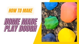 How to Make a Homemade Play Dough [upl. by Niboc]