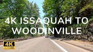 4K Drive From Issaquah to Woodinville  Washington USA [upl. by Aeslehc]