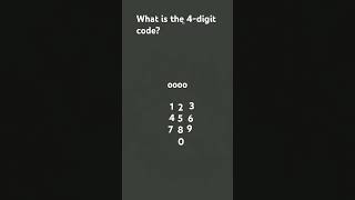 What’s the 4digit code [upl. by Eiramik]