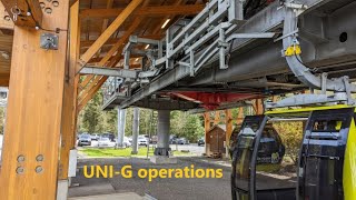 Doppelmayr UNIG Gondola drive terminal operations [upl. by Holcomb814]