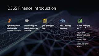 Dynamics 365 Finance amp Operations Introduction [upl. by Namaan]