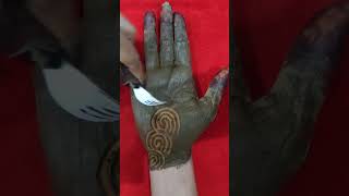 OMG 😱 mehndi on hand shocking results instant Henna Designs shorts ytshorts henna [upl. by Eimareg]