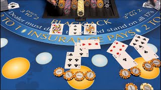 Blackjack  300000 Buy In  EPIC HIGH STAKES CASINO SESSION HUGE SPLIT amp DOUBLE TO WIN 80000 [upl. by Danna32]