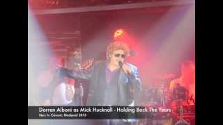 Darren Alboni as Mick Hucknall  Holding Back The Years Stars In Concert Blackpool 2013 [upl. by Lachance968]