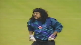 Rene Higuita Legendary Show Scorpion Kick  Gascoigne amp McManaman England vs Colombia 1995 [upl. by Sirdna67]