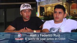 Alan Ruiz y Federico Ruiz En un mano a mano En el Area de Primera hablando de todo y todos [upl. by Loziram]