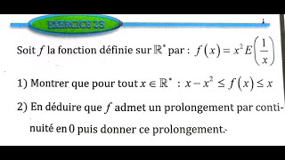 Limite et continuité 2 bac SM Ex 21 et 22 et 23 page 53 Almoufid [upl. by Malarkey308]