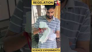 ice sticks ice  regelation  science experiments experiment science shorts [upl. by Ariam]