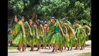 Traditional Polynesian dance  MANGAREVA ISLAND French Polynesia [upl. by Arette]