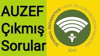 AUZEF Tıbbi Dokümantasyon Vize Çıkmış Sorular Auzef 1 sınıf dersi AUZEF çıkmış sorular [upl. by Enovad723]